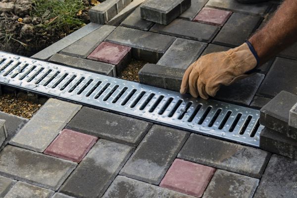 Patio Drain Installation in Burlington