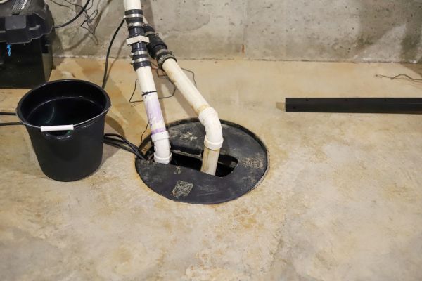 Basement Drainage Installation in Burlington