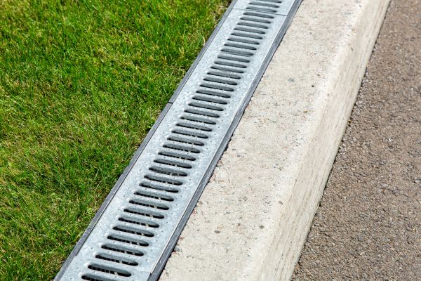 Courtyard Drain Installation in Burlington
