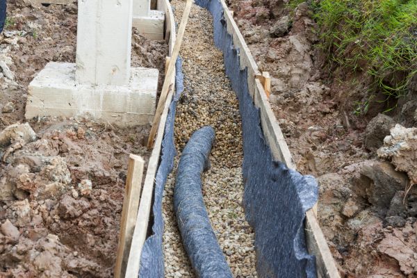 French Drain Installation in Burlington